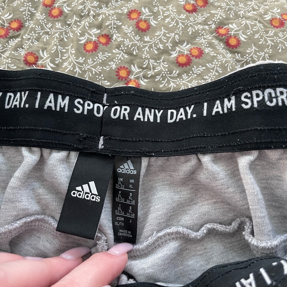 Adidas gray sweats - Picture 3 of 3